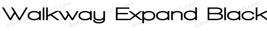 Walkway Expand Black字体转换